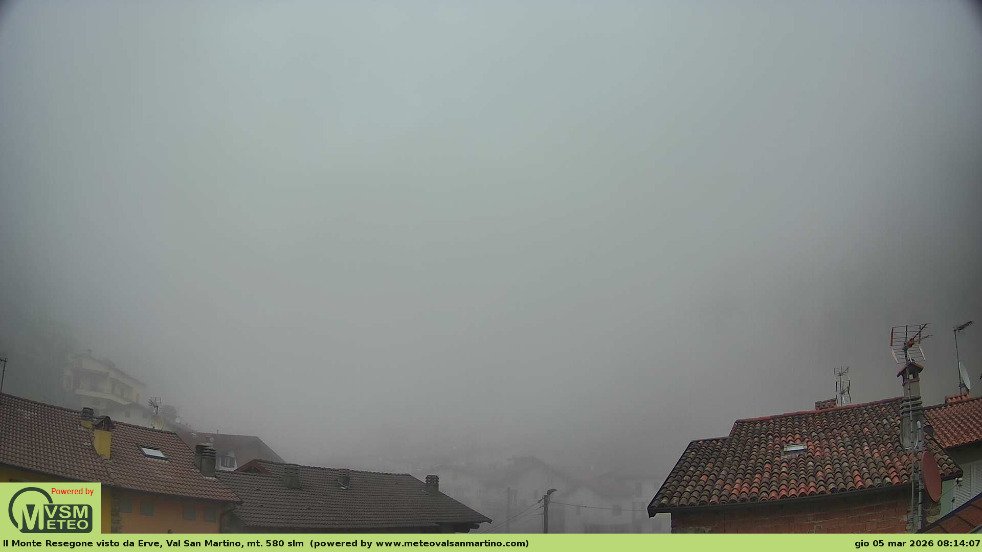 immagine della webcam nei dintorni di Almenno San Bartolomeo: webcam Erve