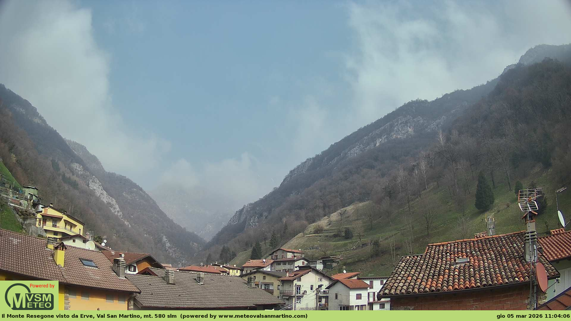 immagine della webcam nei dintorni di Cornate d'Adda: webcam Erve