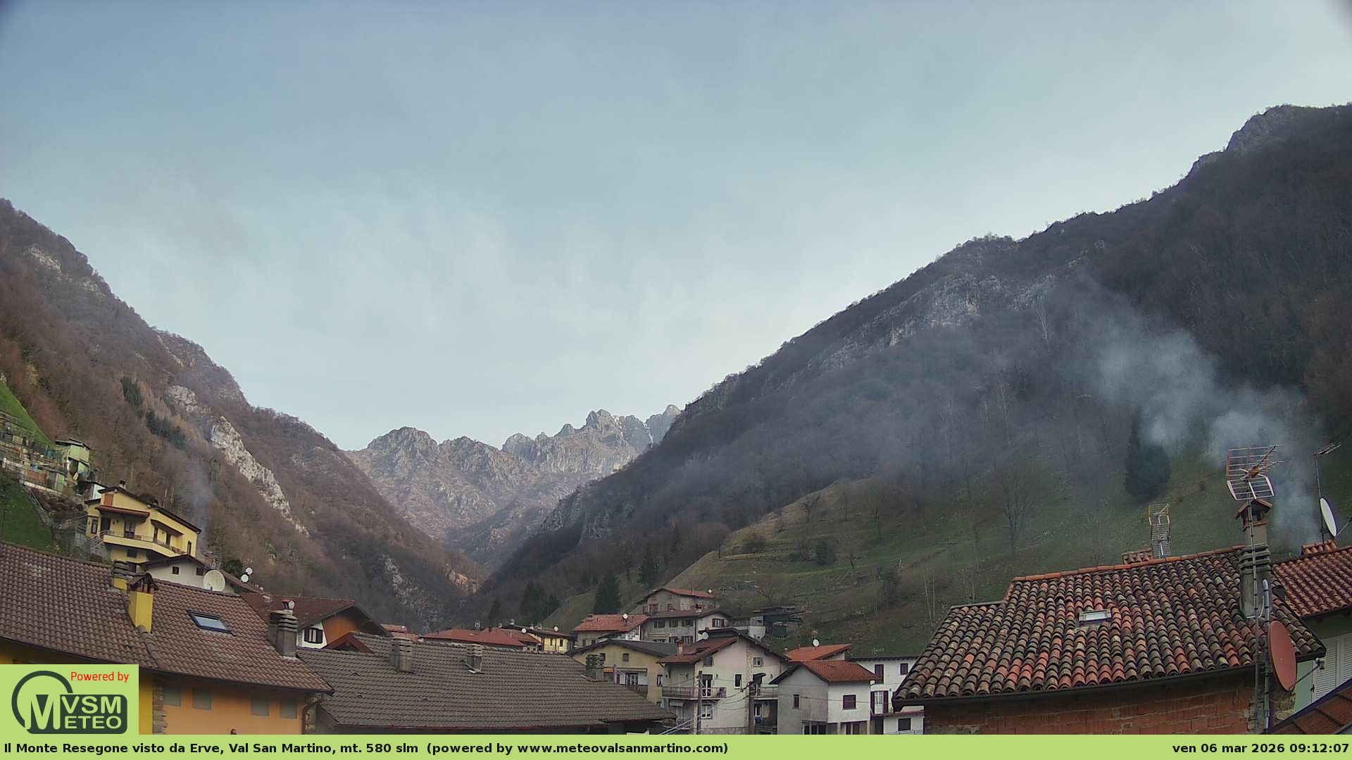 immagine della webcam nei dintorni di Monte Marenzo: webcam Erve