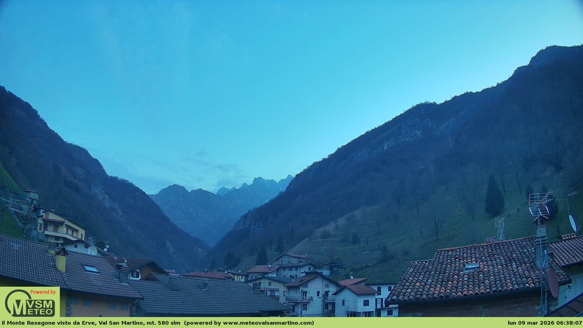 immagine della webcam nei dintorni di Monte Marenzo: webcam Erve