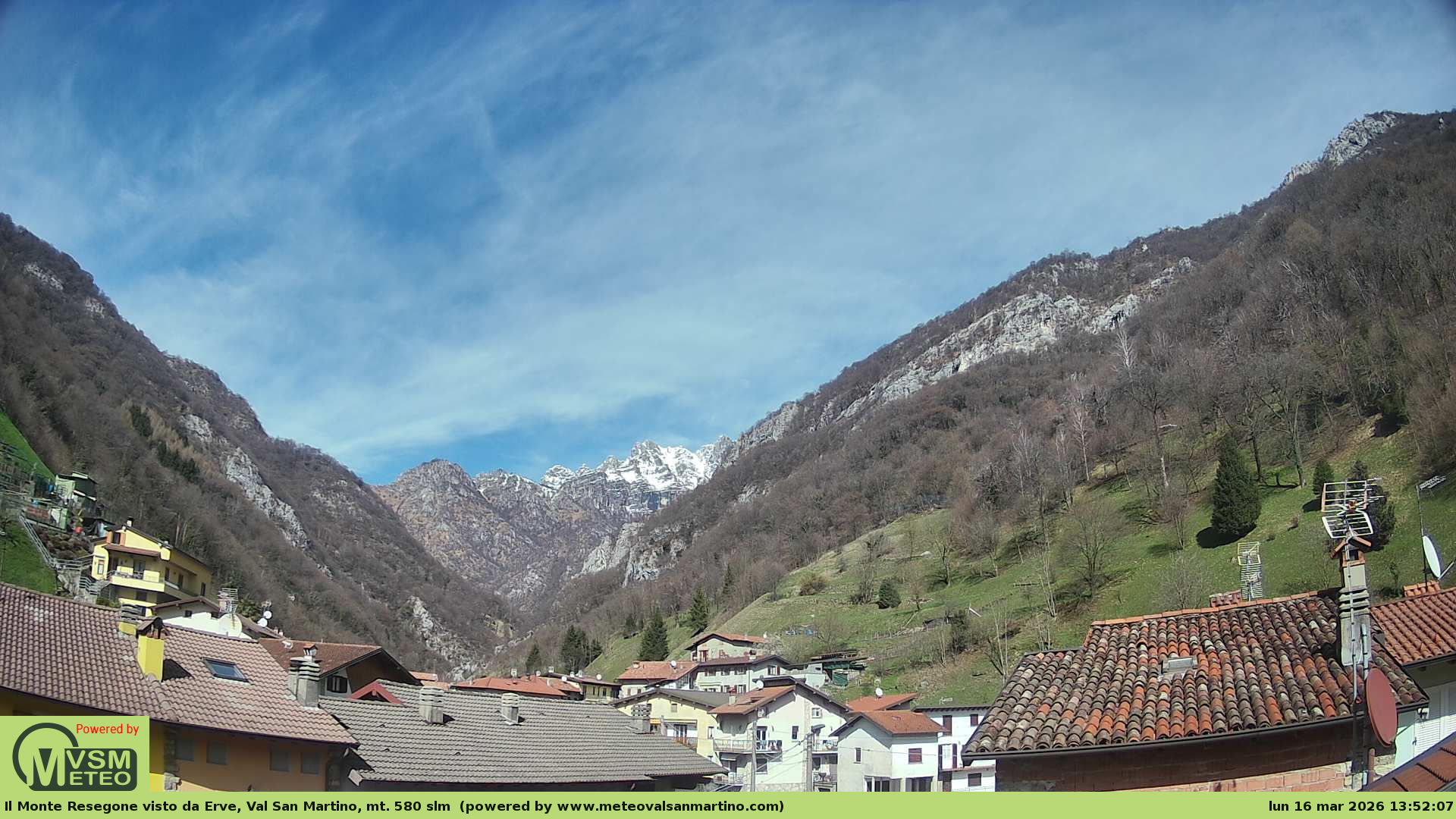 immagine della webcam nei dintorni di Piani d'Erna: webcam Erve