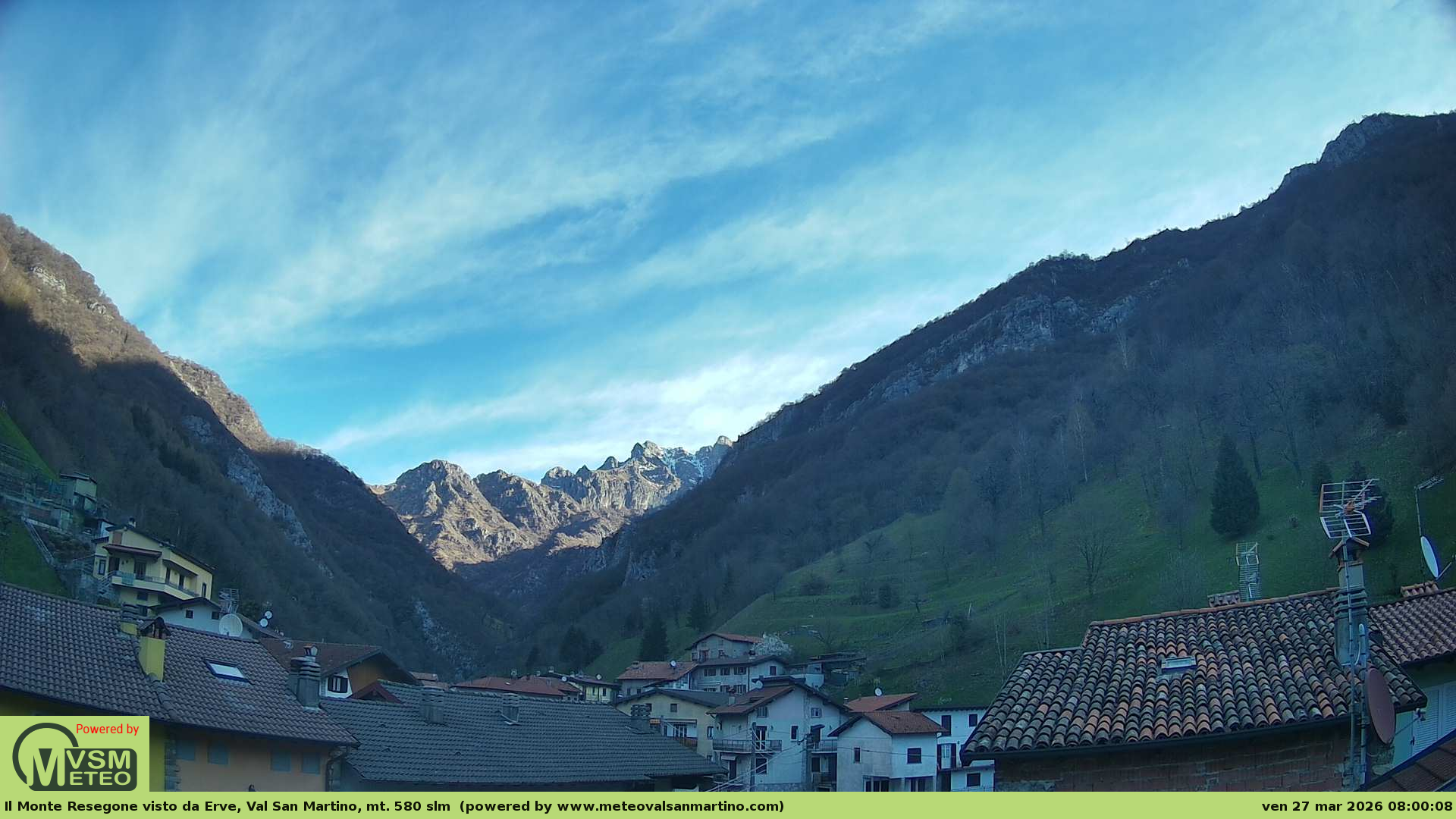 immagine della webcam nei dintorni di Piani di Bobbio: webcam Erve
