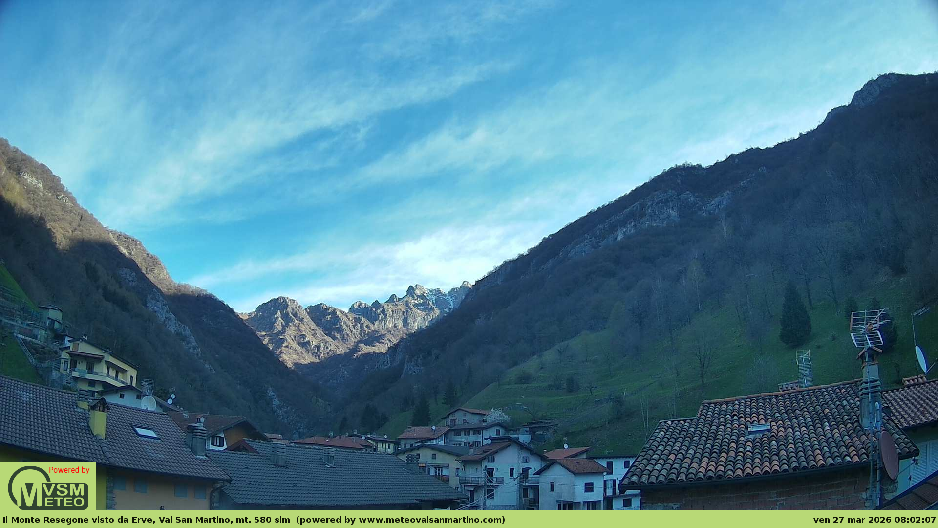 immagine della webcam nei dintorni di Almenno San Salvatore: webcam Erve