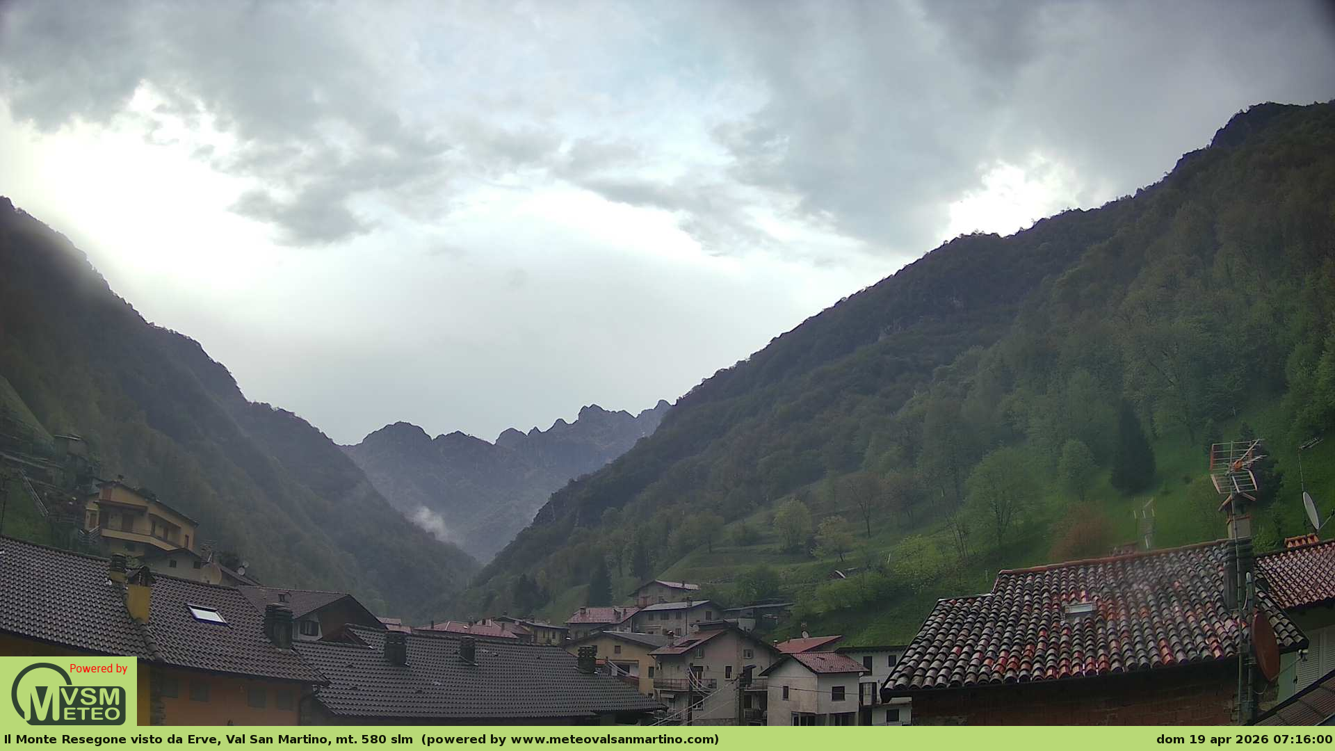 immagine della webcam nei dintorni di San Pellegrino Terme: webcam Erve