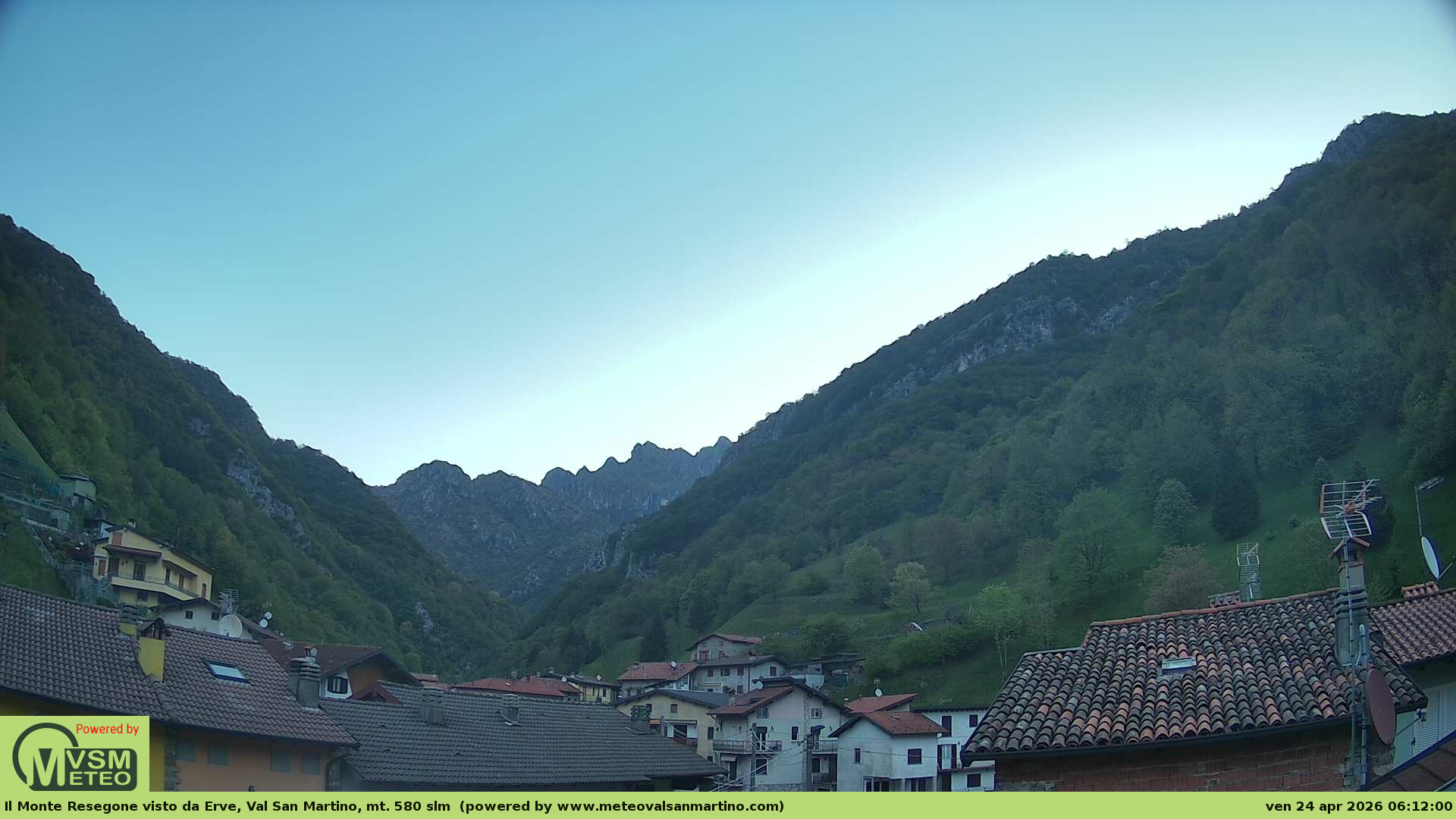 immagine della webcam nei dintorni di Monte Marenzo: webcam Erve