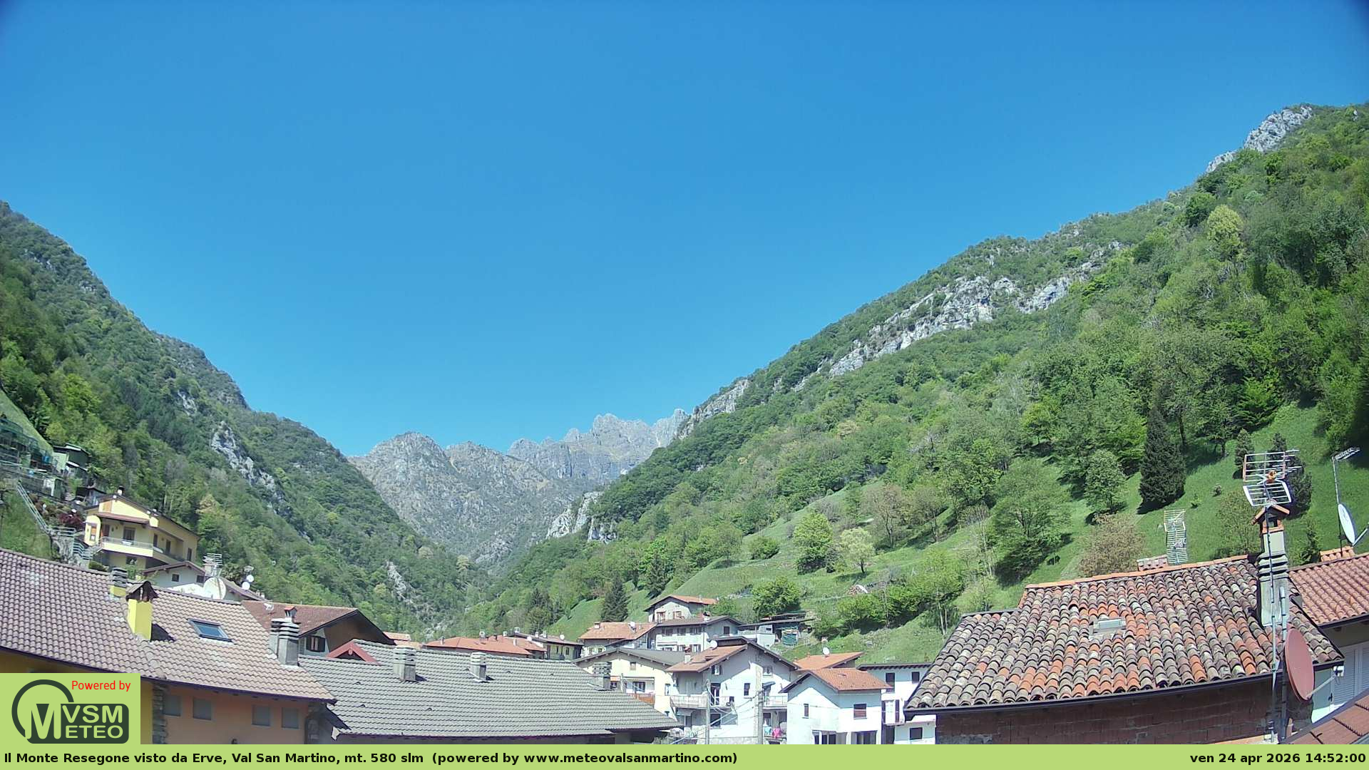 immagine della webcam nei dintorni di Strozza: webcam Erve