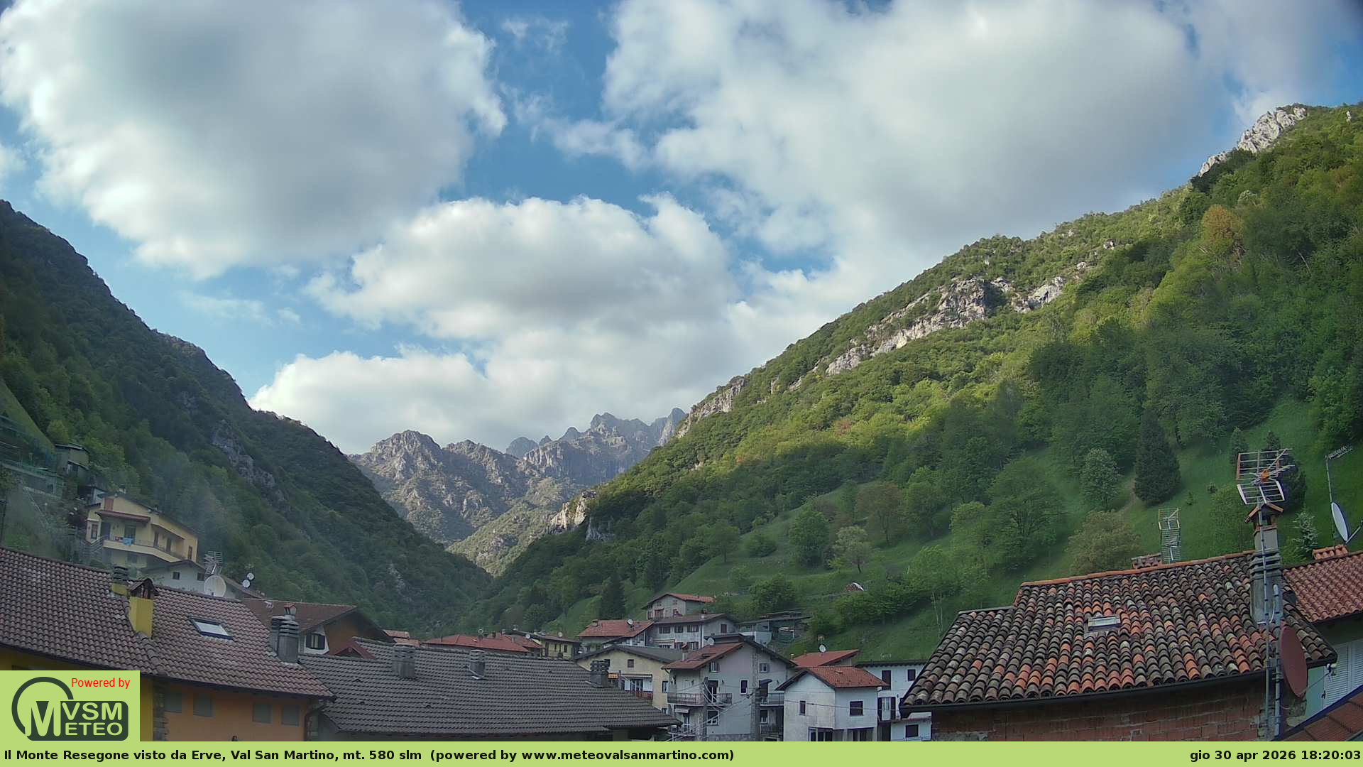 immagine della webcam nei dintorni di Paladina: webcam Erve