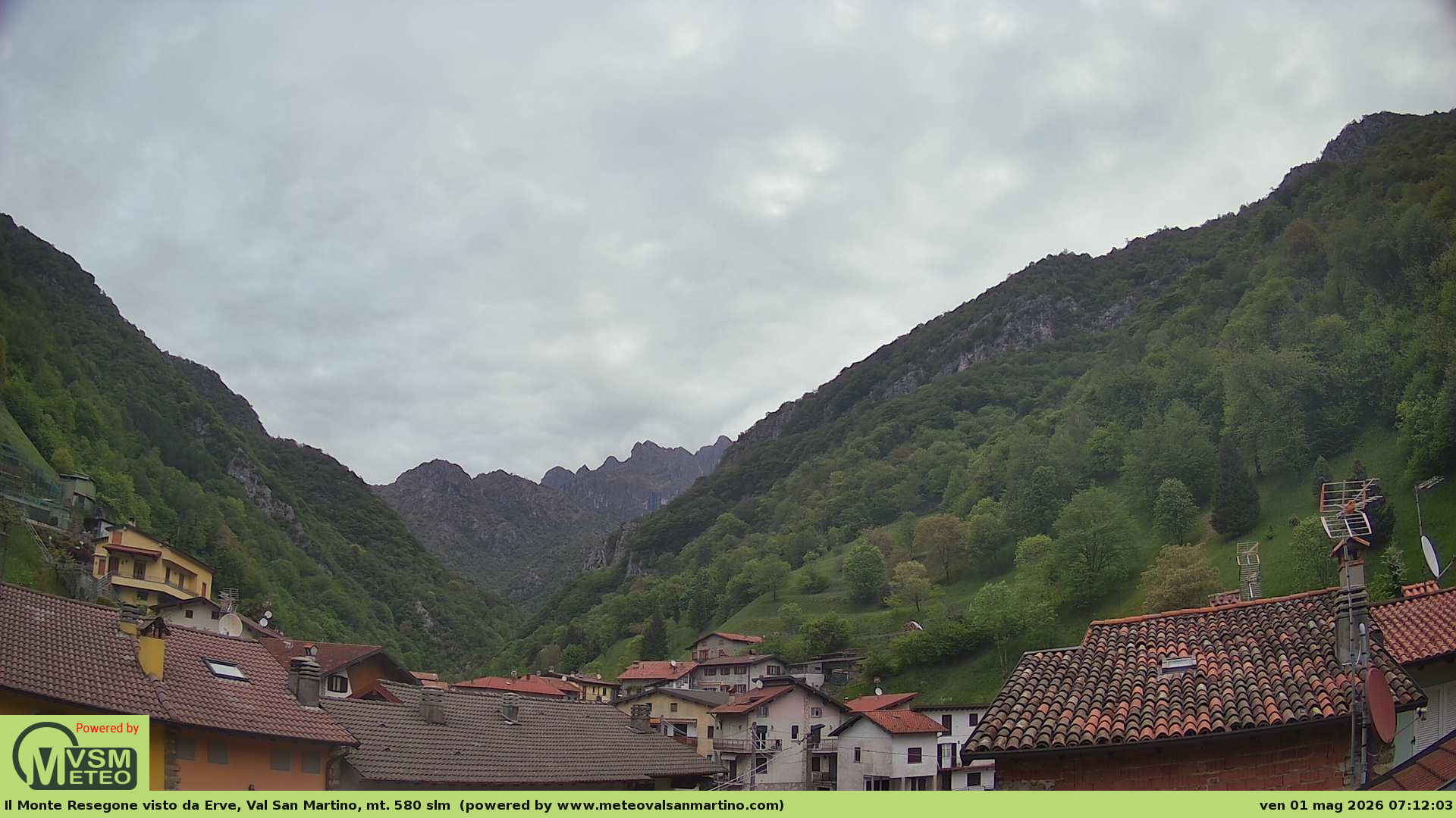 immagine della webcam nei dintorni di Pasturo: webcam Erve
