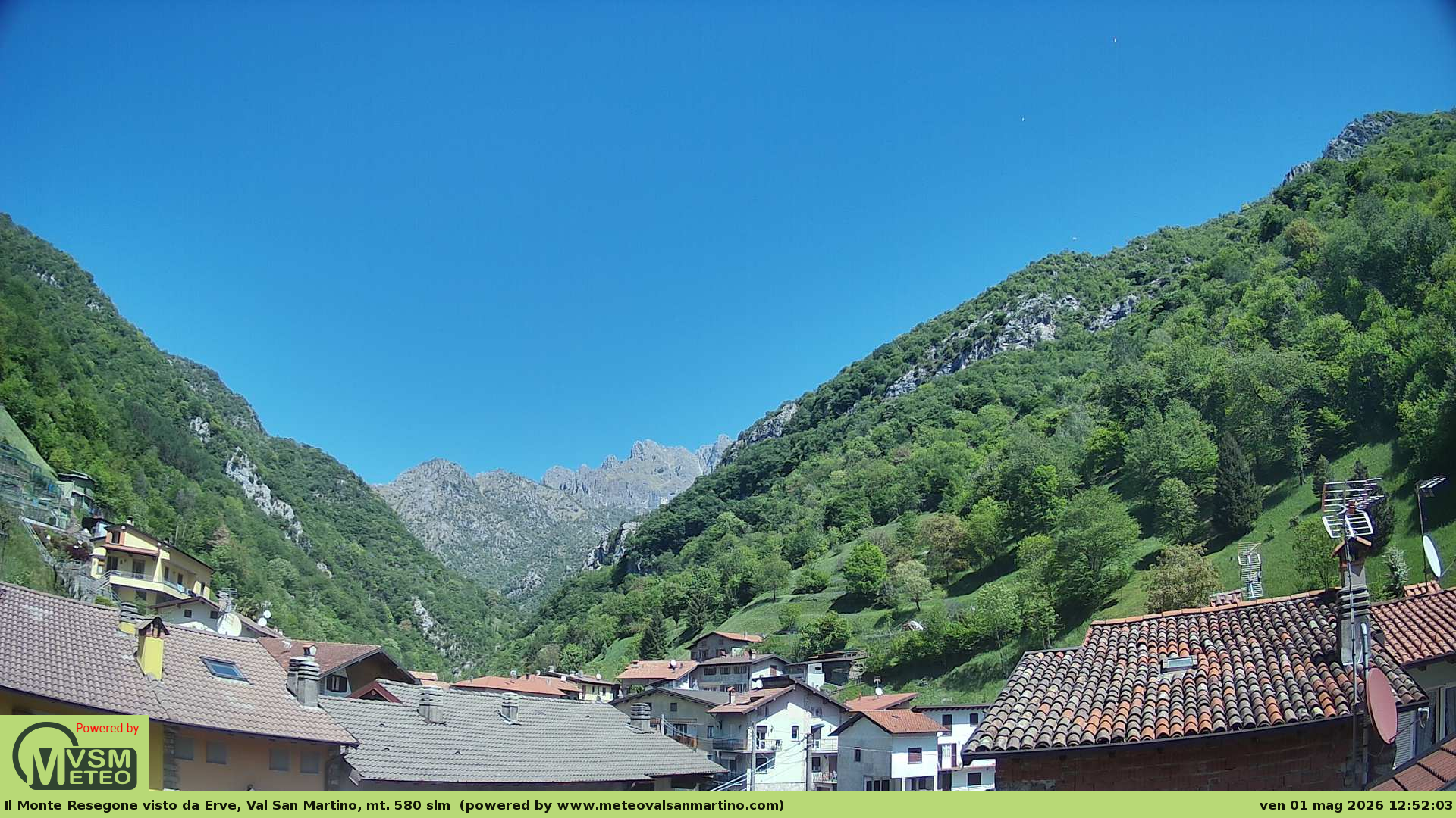 immagine della webcam nei dintorni di Piani di Bobbio: webcam Erve