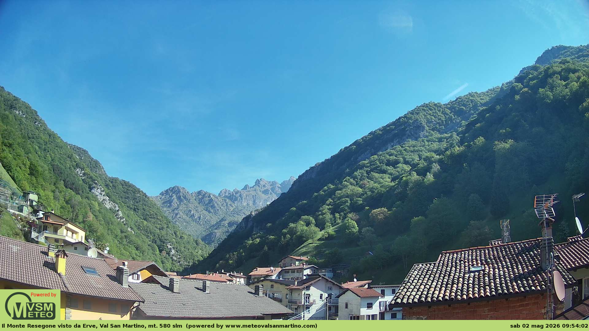 immagine della webcam nei dintorni di Piani Resinelli: webcam Erve