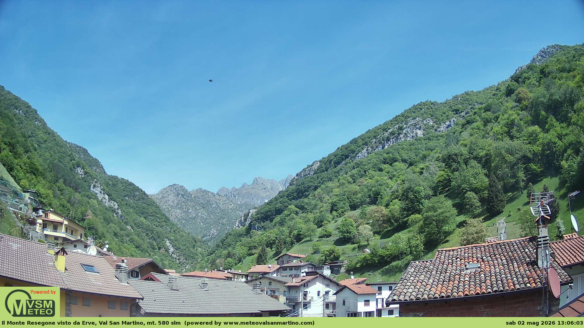 immagine della webcam nei dintorni di Strozza: webcam Erve