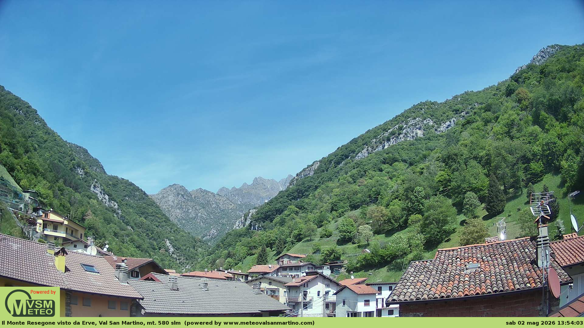 immagine della webcam nei dintorni di Valmadrera: webcam Erve