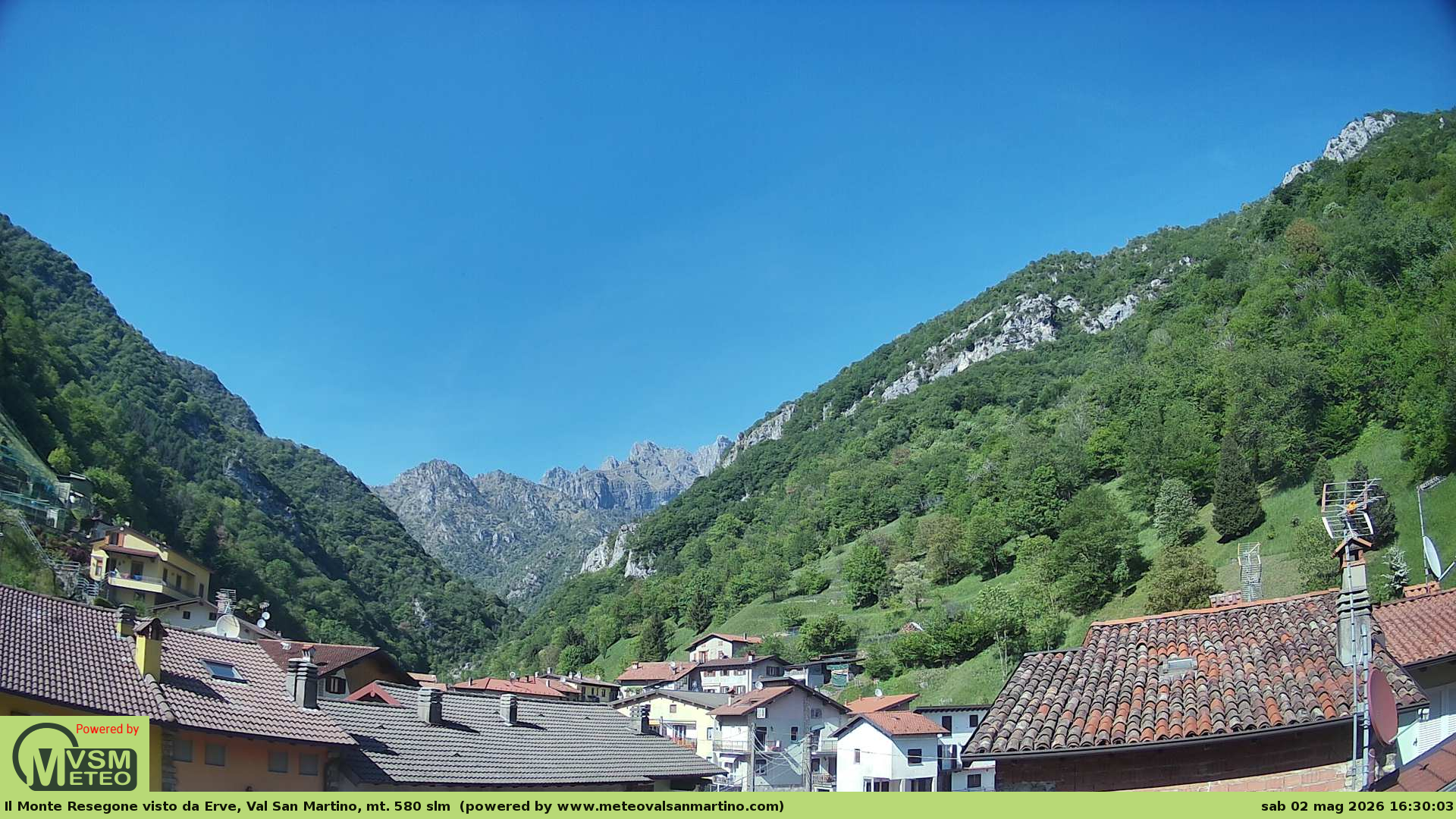 immagine della webcam nei dintorni di Valmadrera: webcam Erve
