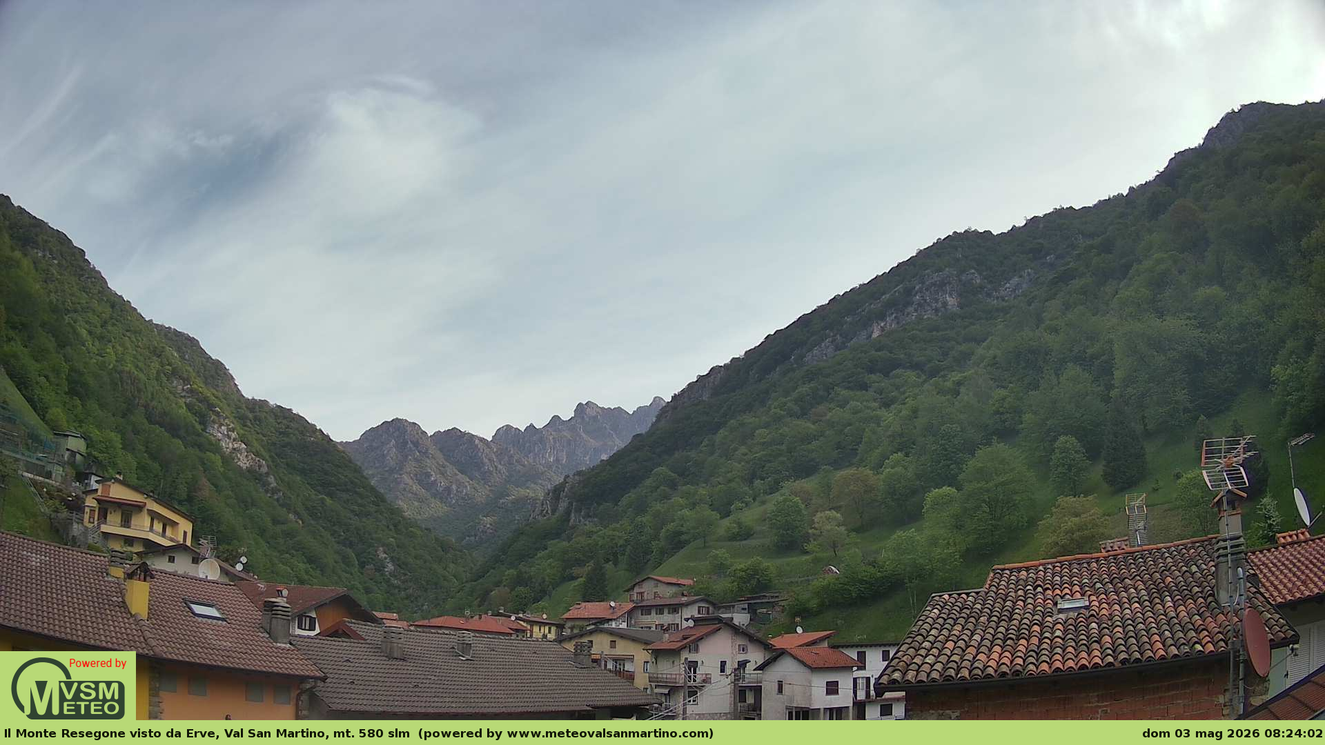 immagine della webcam nei dintorni di Casatenovo: webcam Erve