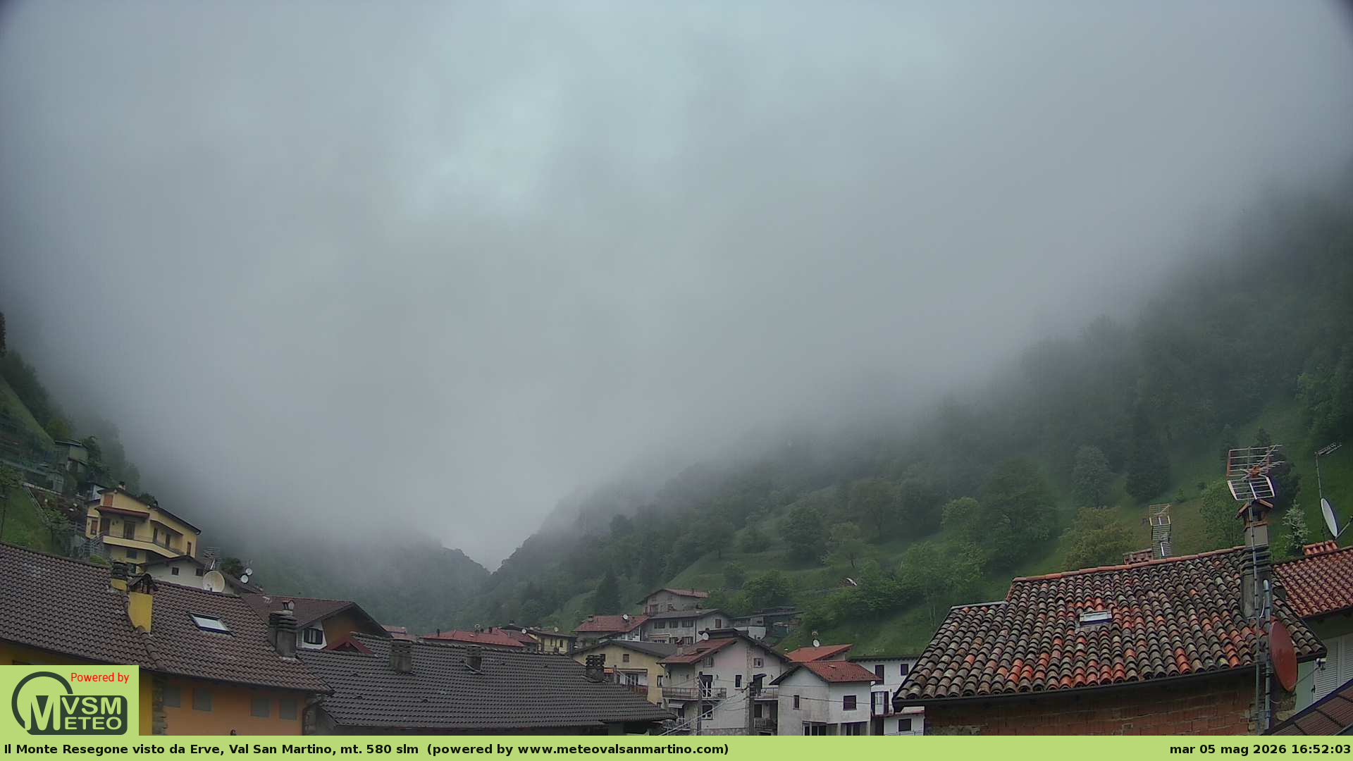immagine della webcam nei dintorni di Zogno: webcam Erve