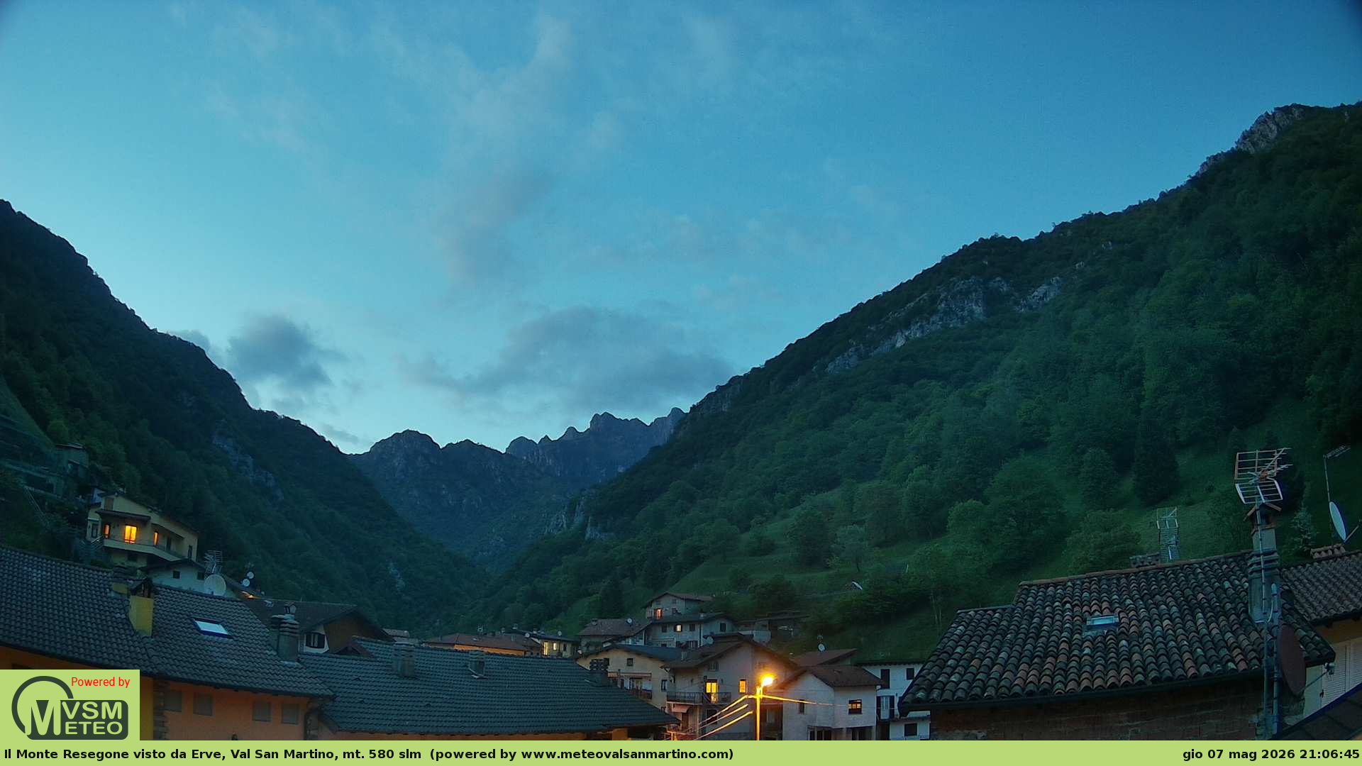 immagine della webcam nei dintorni di Barzio: webcam Erve
