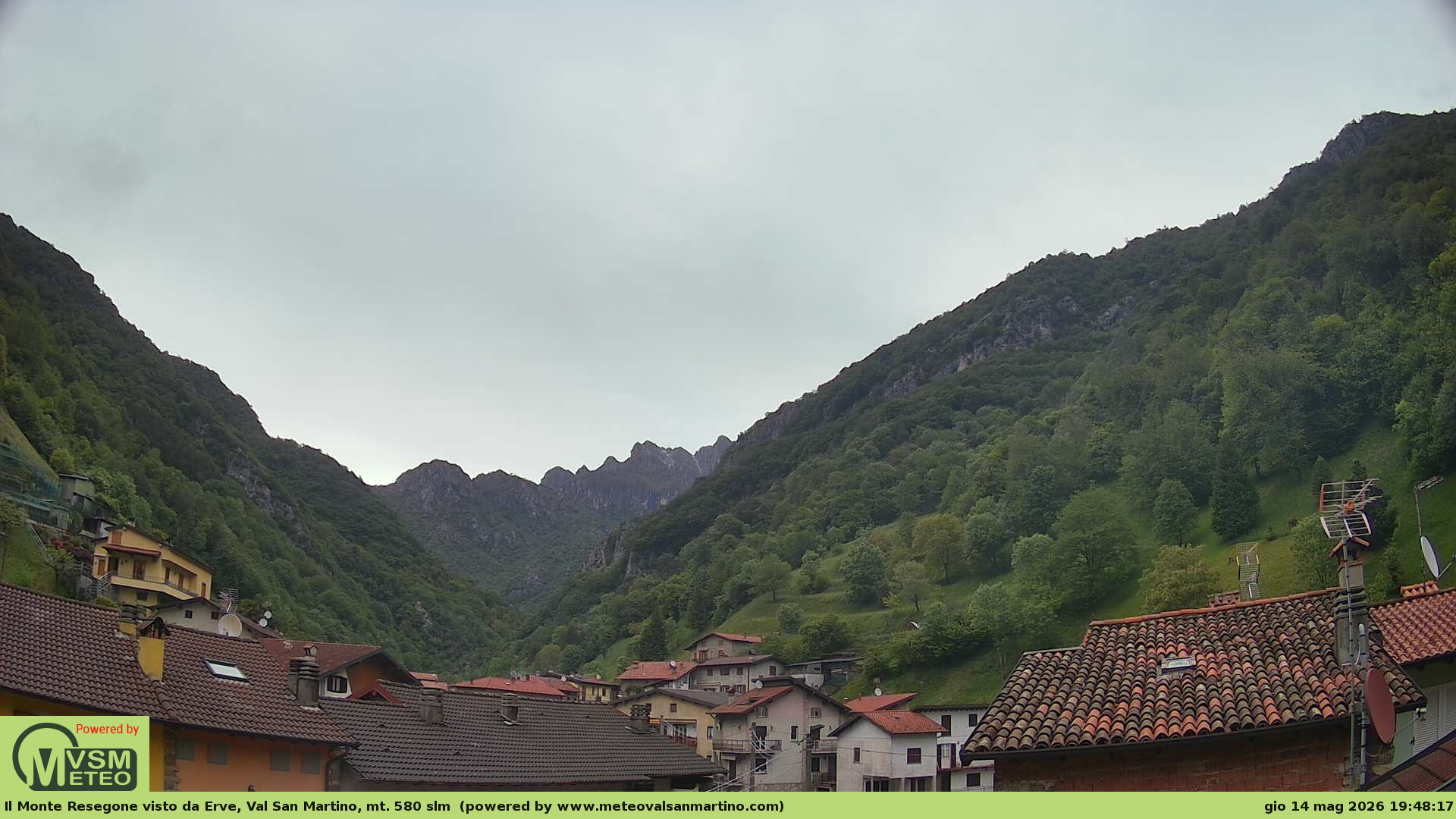 immagine della webcam nei dintorni di Cornate d'Adda: webcam Erve
