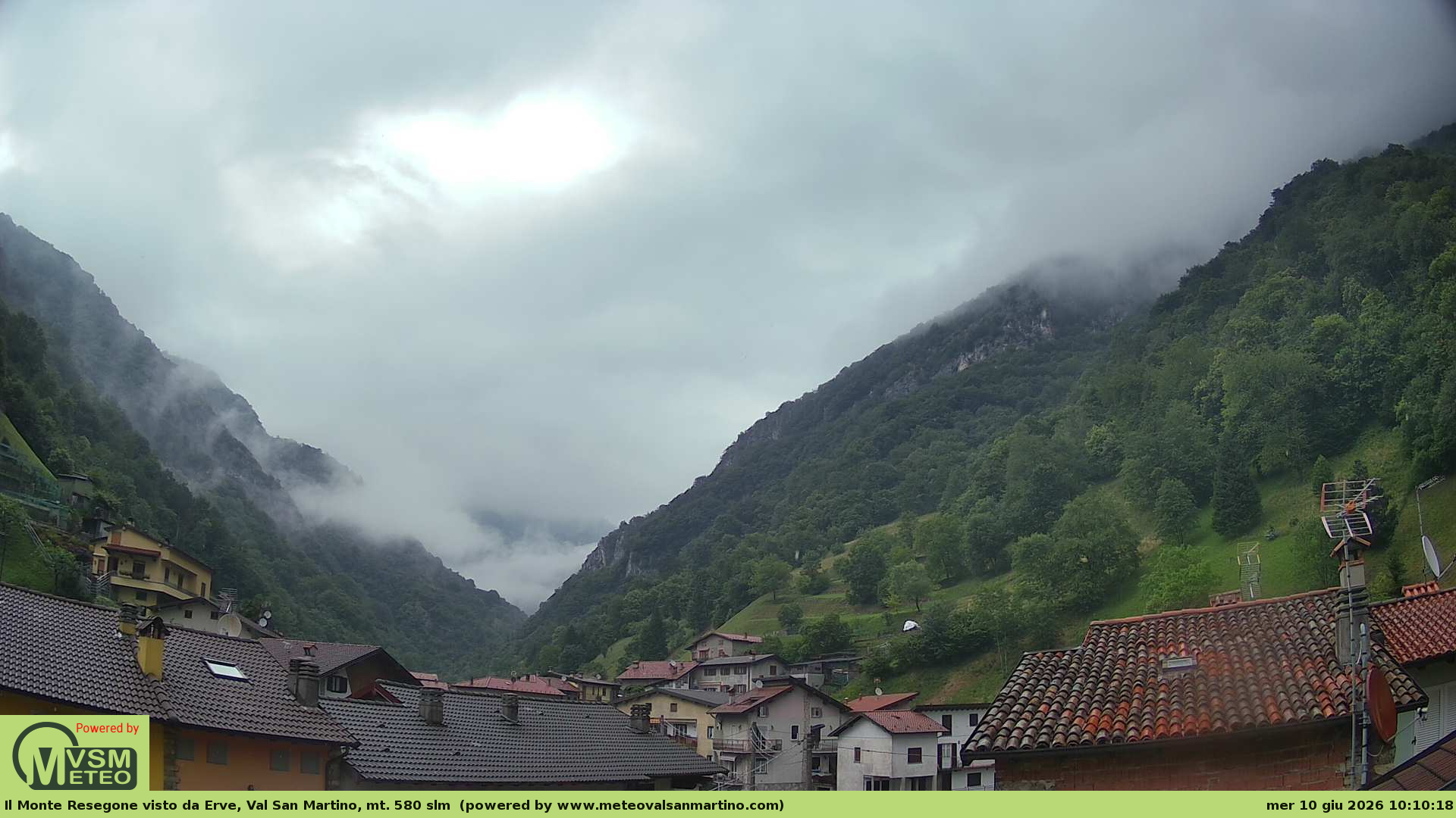 immagine della webcam nei dintorni di San Pellegrino Terme: webcam Erve
