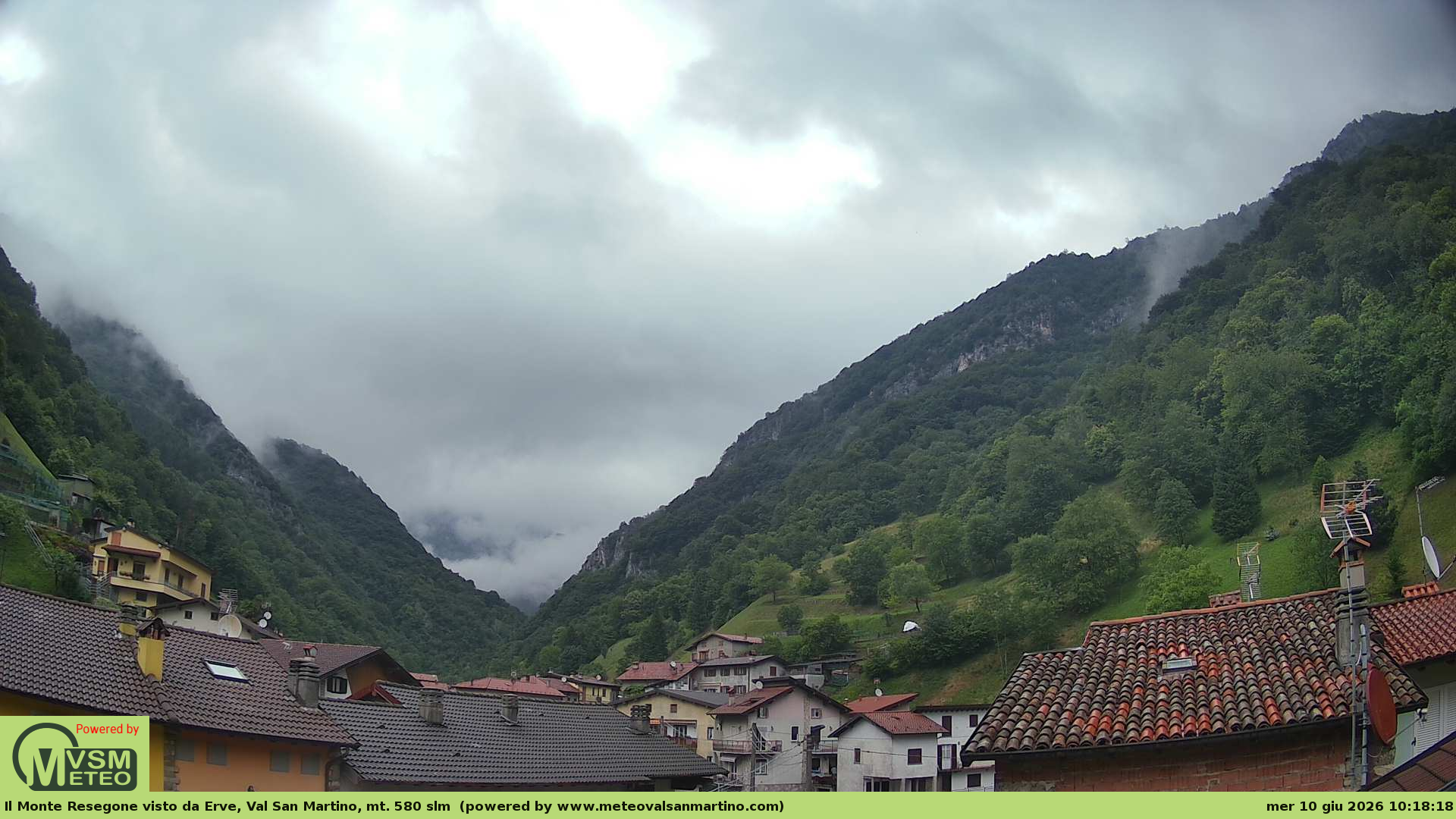 immagine della webcam nei dintorni di San Pellegrino Terme: webcam Erve