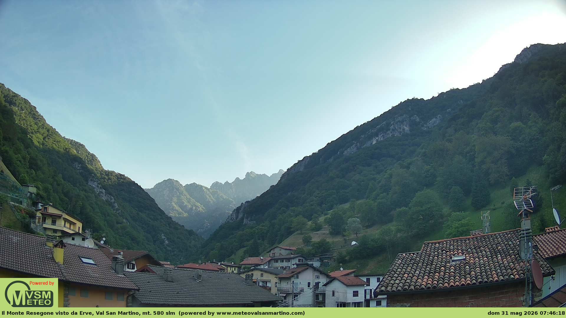 immagine della webcam nei dintorni di Valmadrera: webcam Erve