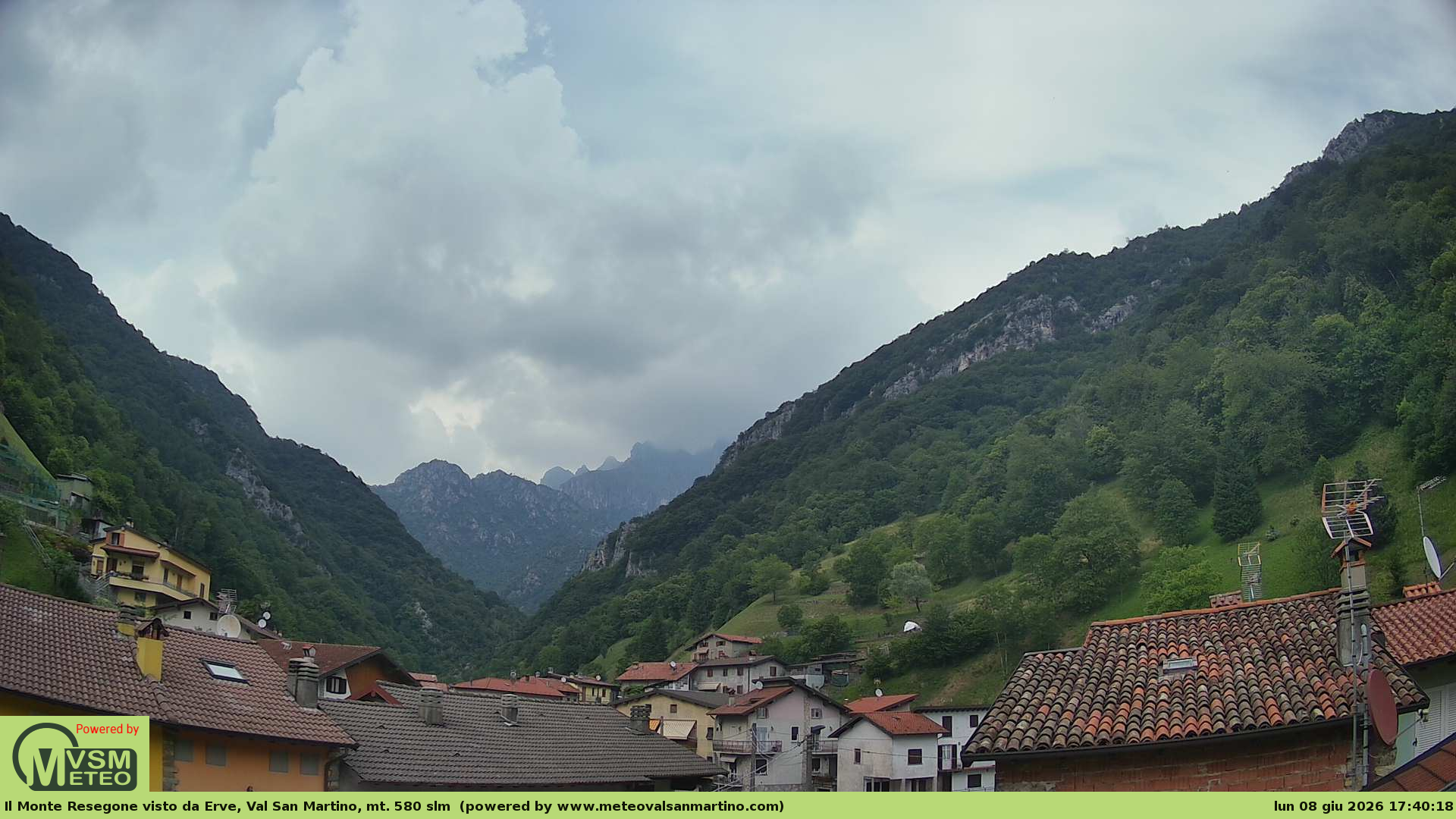 immagine della webcam nei dintorni di Pasturo: webcam Erve