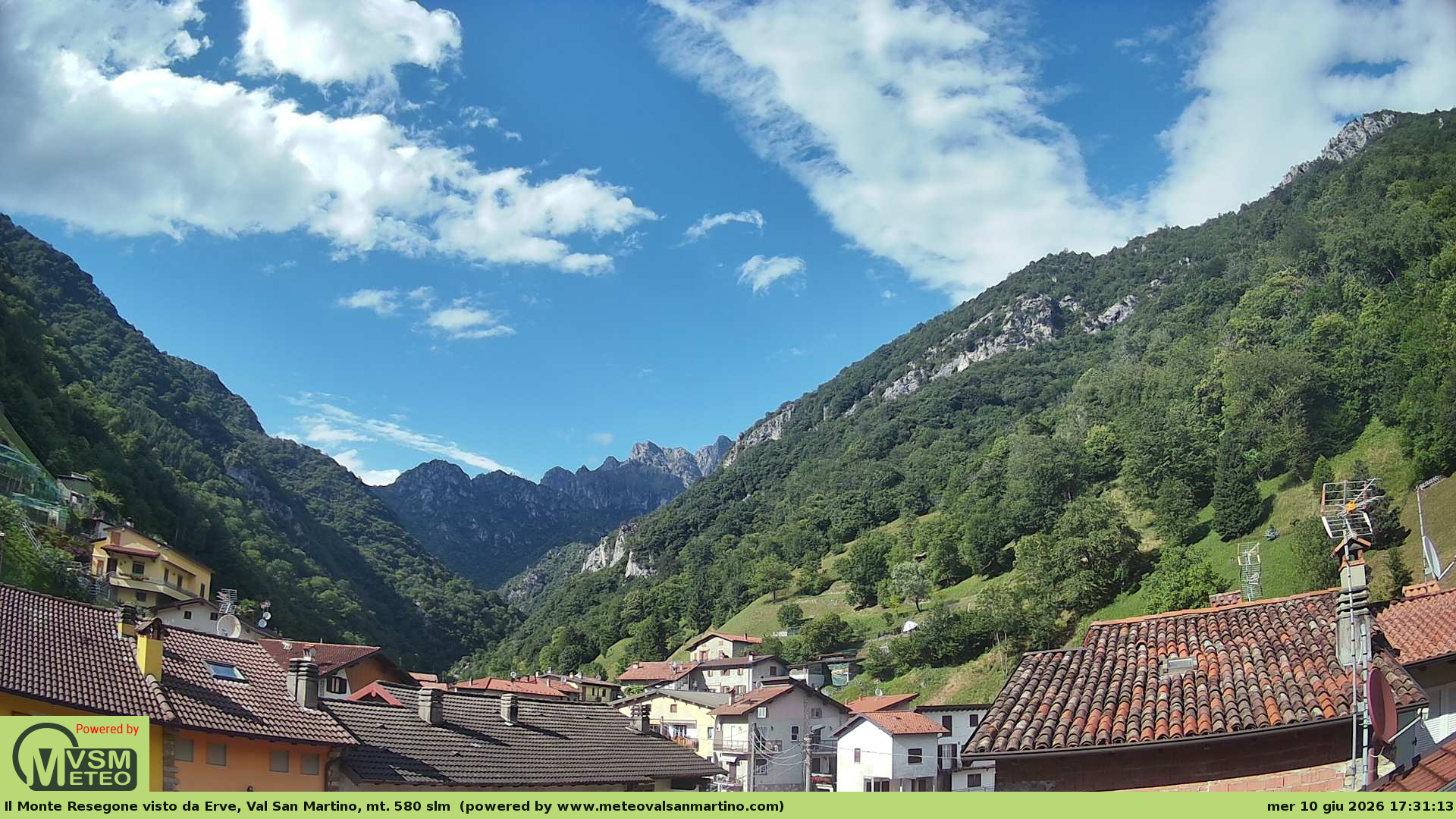 immagine della webcam nei dintorni di Casatenovo: webcam Erve