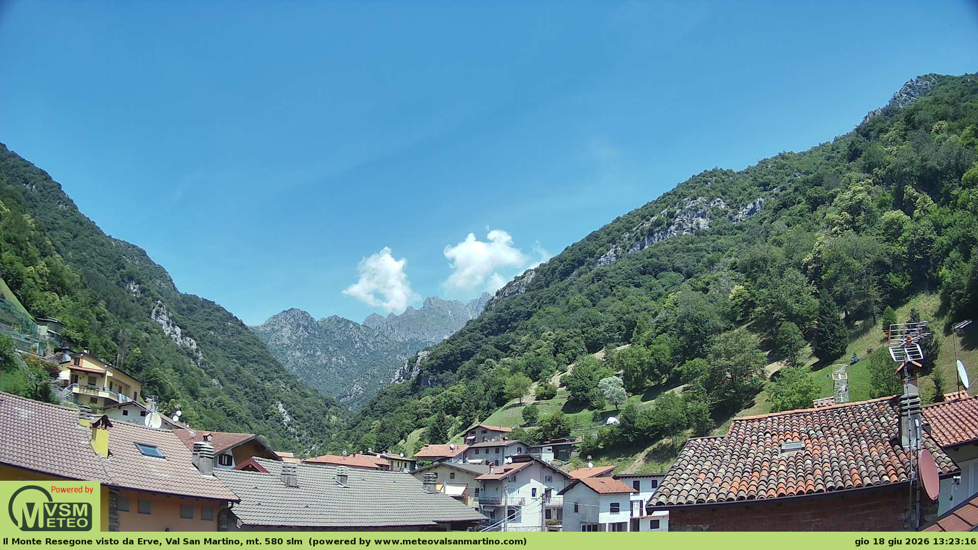 immagine della webcam nei dintorni di Casatenovo: webcam Erve