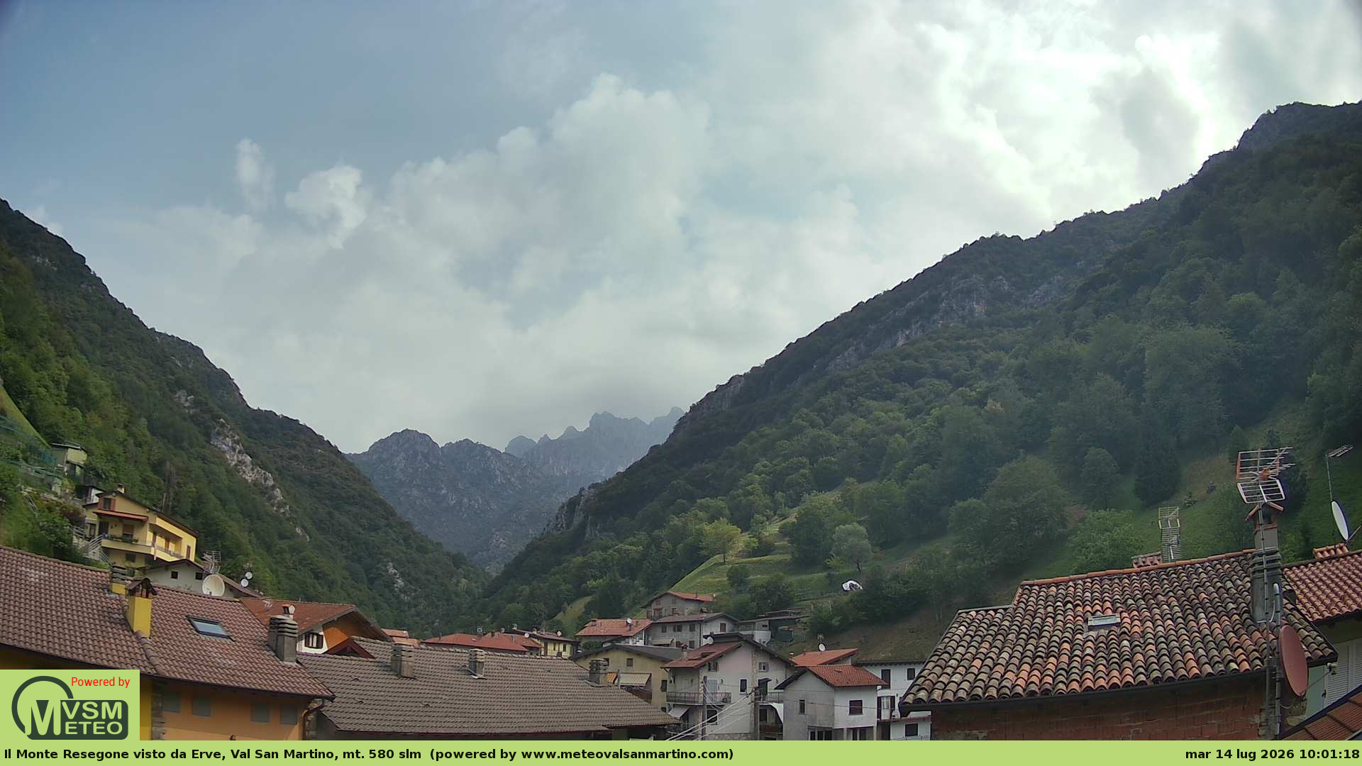 immagine della webcam nei dintorni di Fuipiano Valle Imagna: webcam Erve