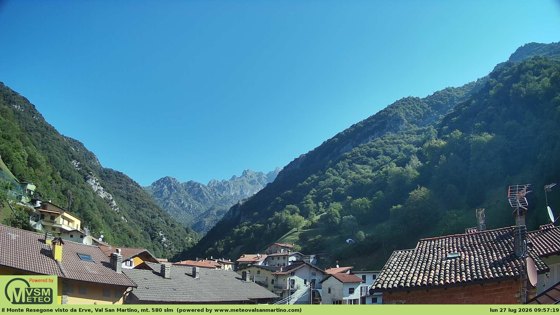 immagine della webcam nei dintorni di Lecco: webcam Erve