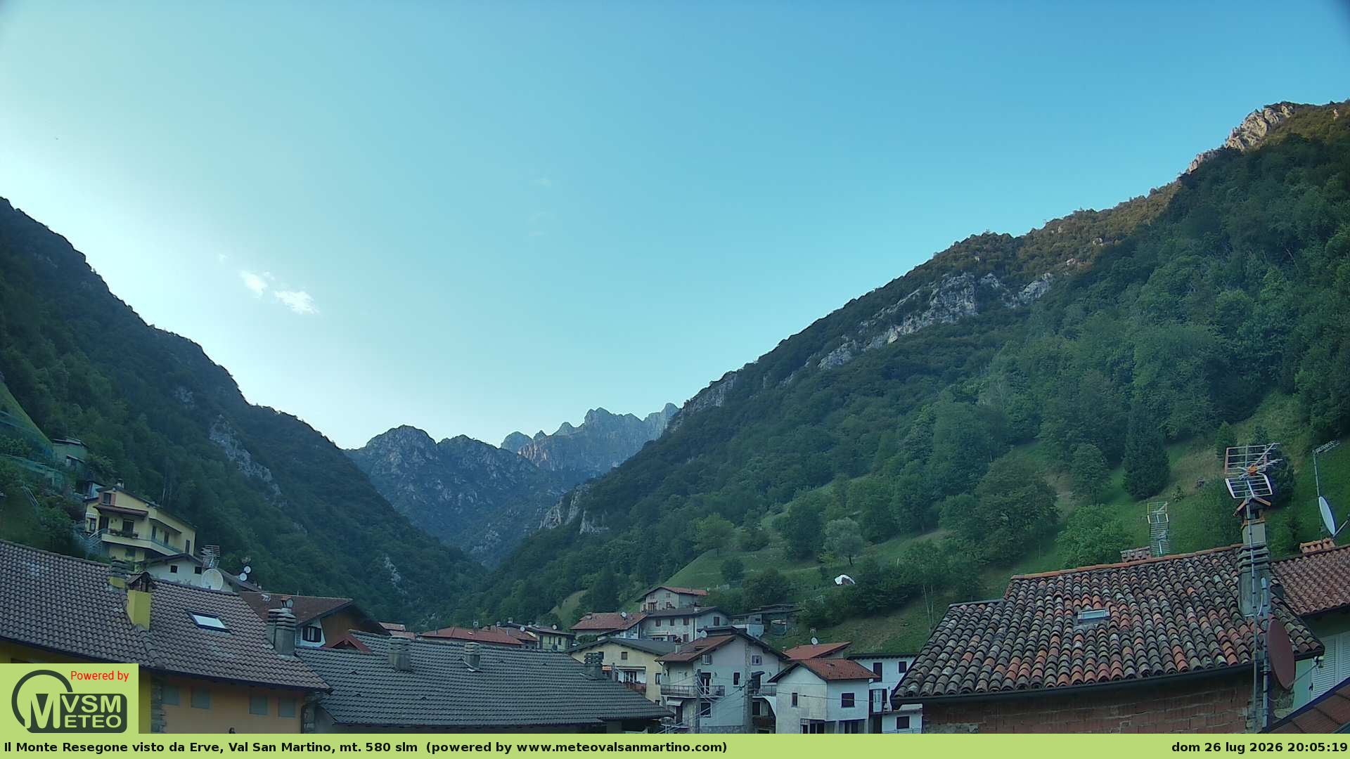 immagine della webcam nei dintorni di Piani di Artavaggio: webcam Erve
